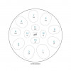 Spacedrum Evolution 13 notes - Gamme chromatique - Schéma notation en français