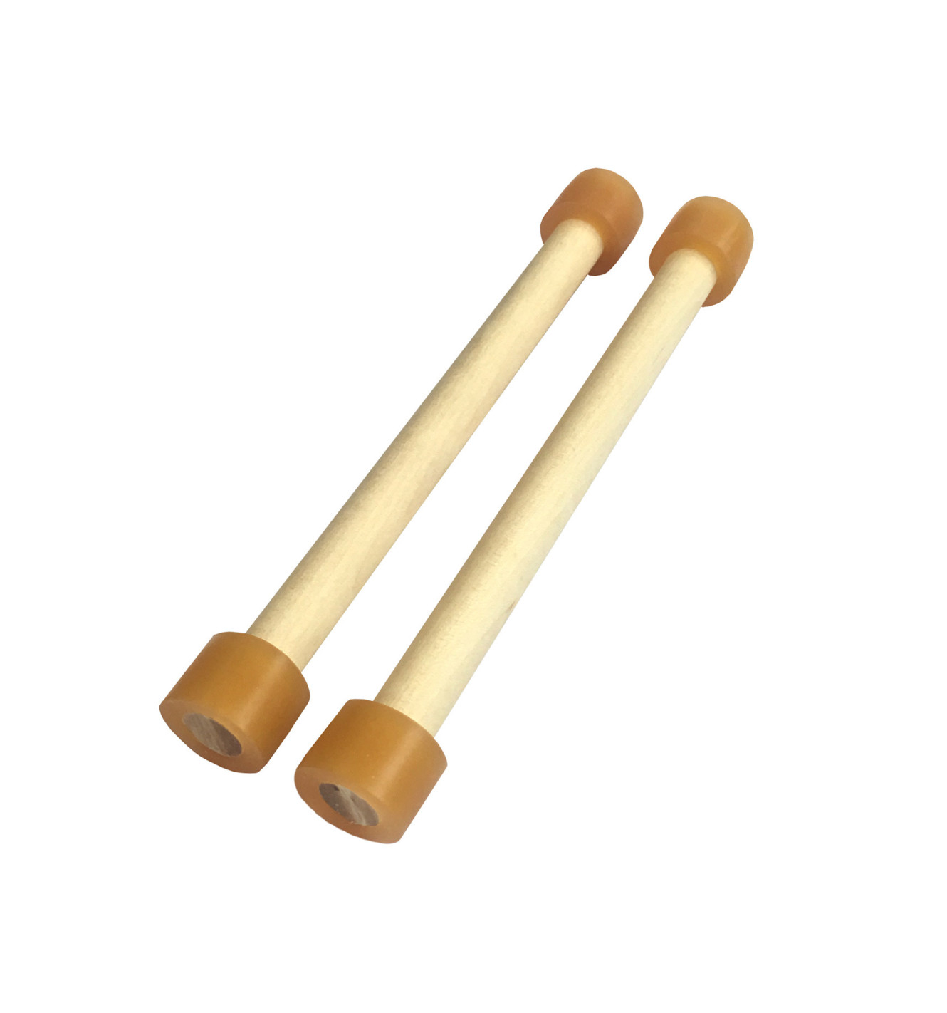 Pair of double drumsticks for Spacedrum - Wooden model 16 cm - Handpan