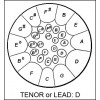 Tenor Lead High D + sticks - Powder coated