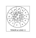 Tenor Lead Low C + sticks - Chromed - Import