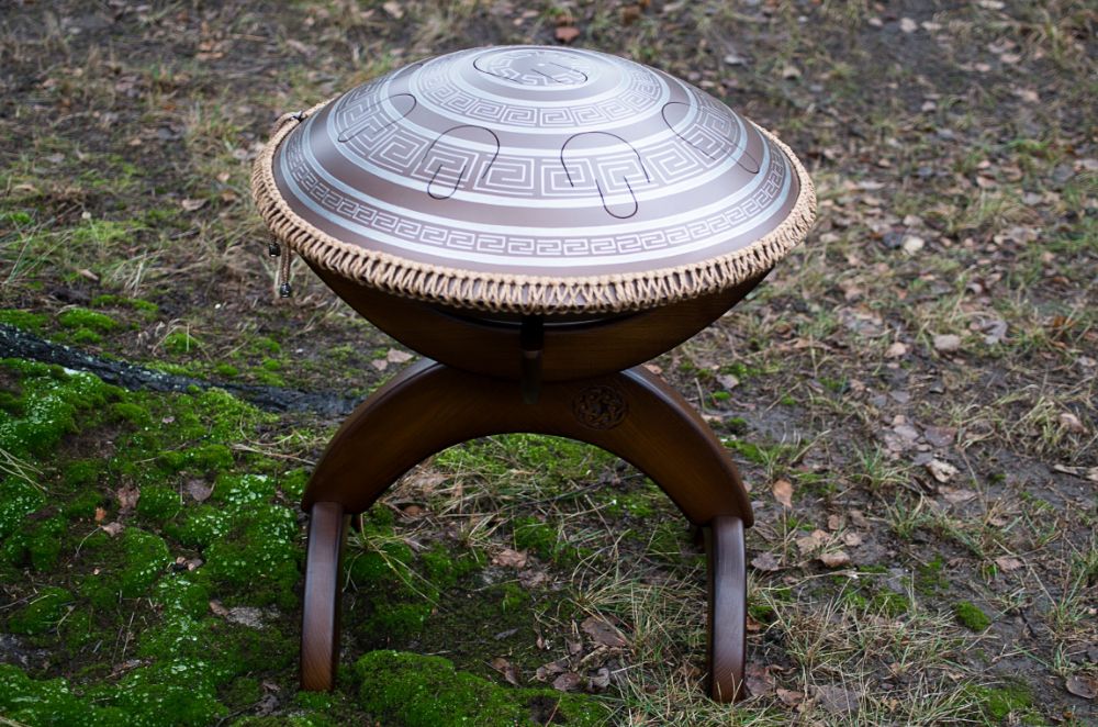 9-NOTE ZENKO STEEL TONGUE DRUM + STAND