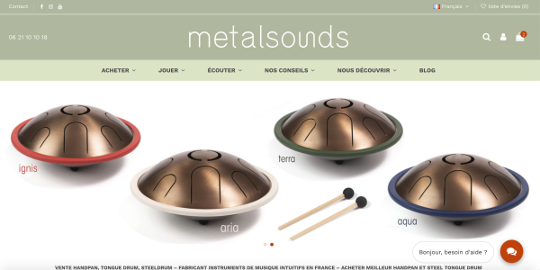 The new Metal sounds website